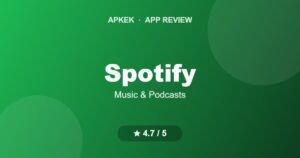 Spotify review on Apkek (Apkek Org)