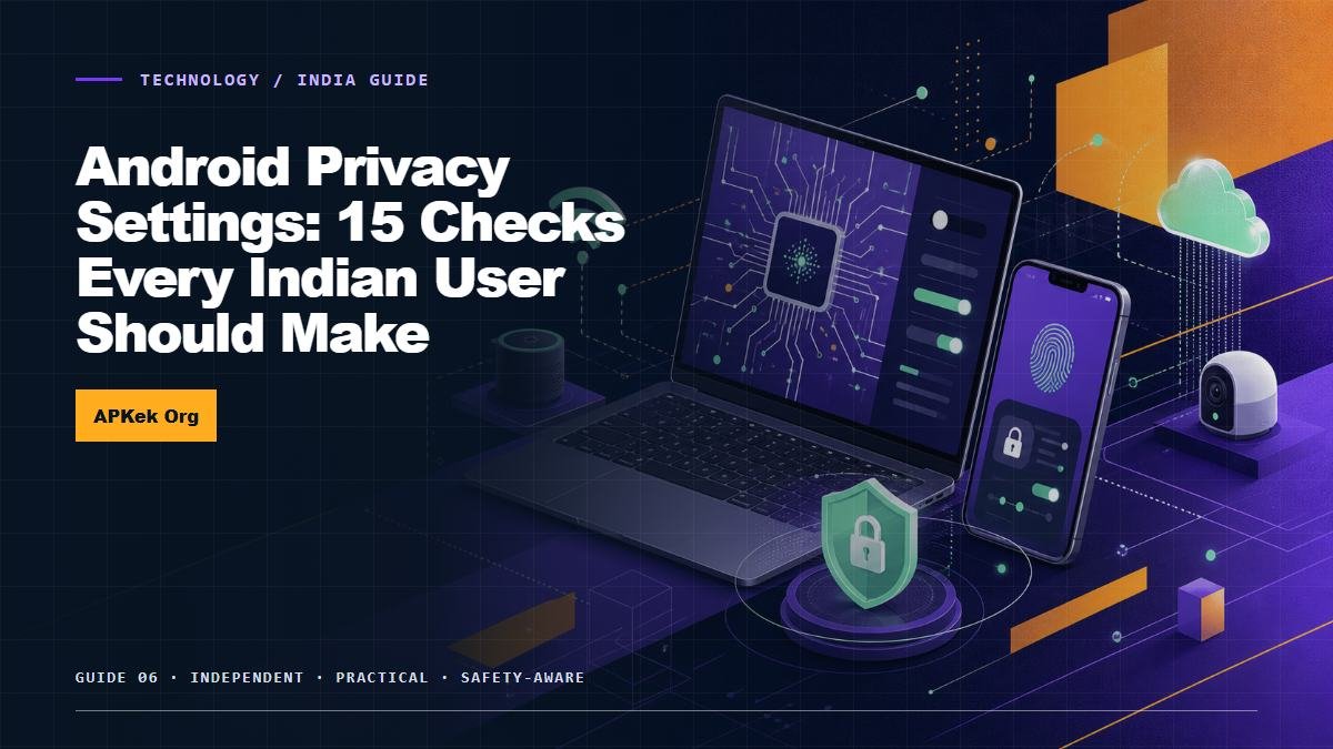Android privacy settings guide by APKek Org