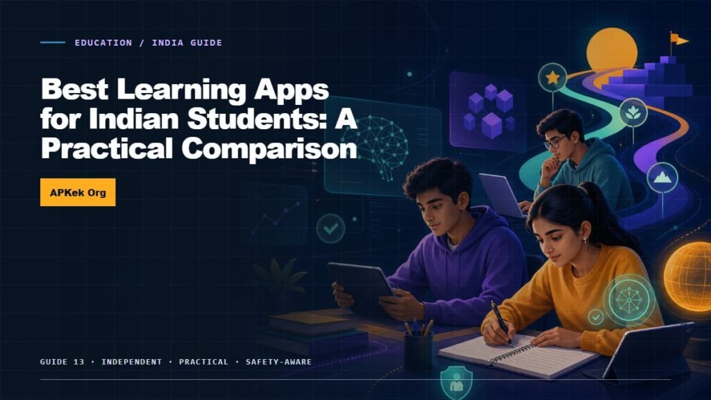 Best Learning Apps for Indian Students: A Practical Comparison — APKek Education guide for India