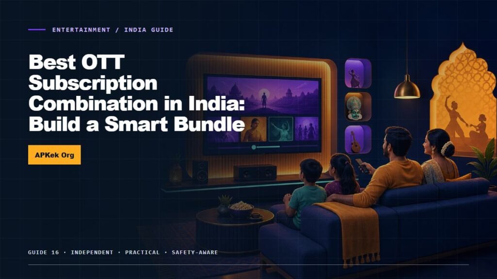 Best OTT Subscription Combination in India: Build a Smart Bundle — APKek Entertainment guide for India