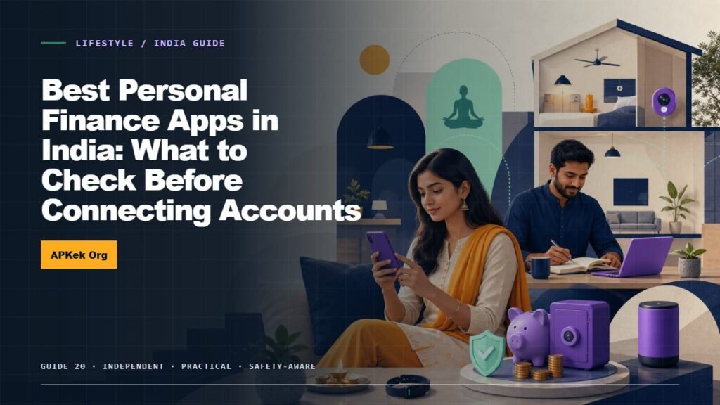 Best Personal Finance Apps in India: What to Check Before Connecting Accounts — APKek Lifestyle guide for India