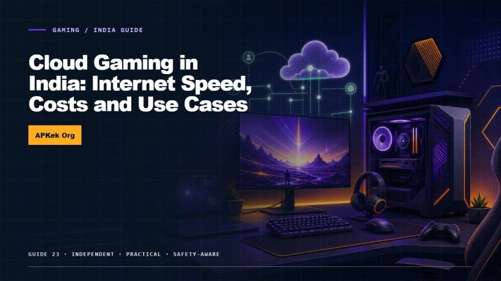 Cloud Gaming in India: Internet Speed, Costs and Use Cases — APKek Gaming guide for India